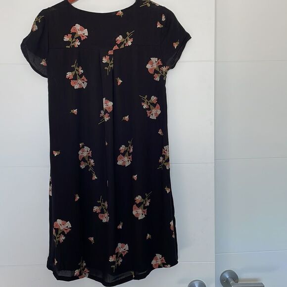 Amuse Society Flowey Black Floral Dress Size Xs - Picture 8 of 10